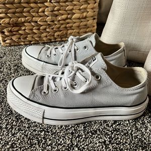 CONVERSE Platform Sneakers in Gray